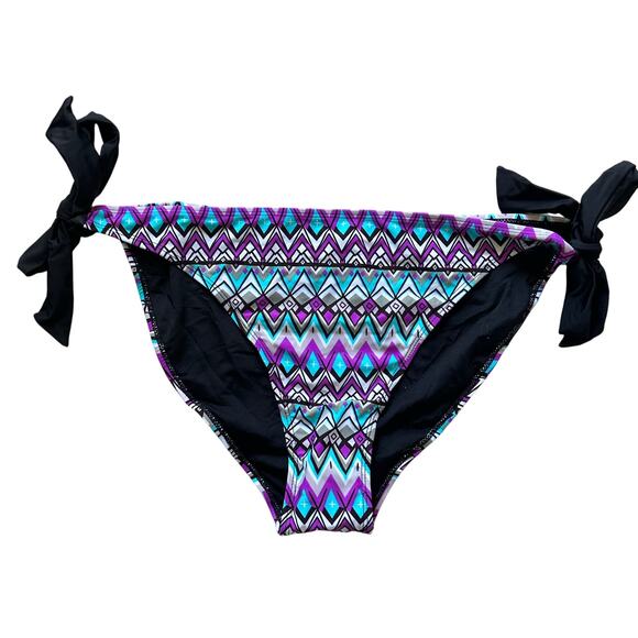 Women's Two-Piece Padded Rash Guard Modest Geometric Swimsuit 2XL NWOT - Picture 3 of 8